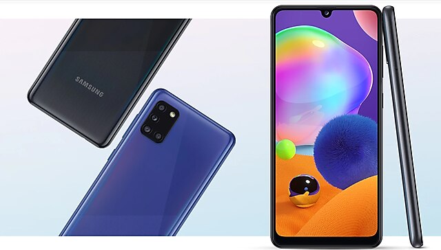 Samsung A31 Ön - Arka Görünüm